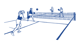 Pickleball-Net_Blue-Game-View